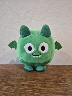 Big Games Pet Simulator X Green Dragon Plush Toy 8"